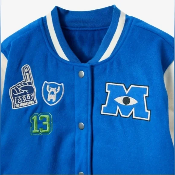 Disney Parks Pixar Monsters University Varsity Jacket By Her Universe College M - Picture 6 of 17